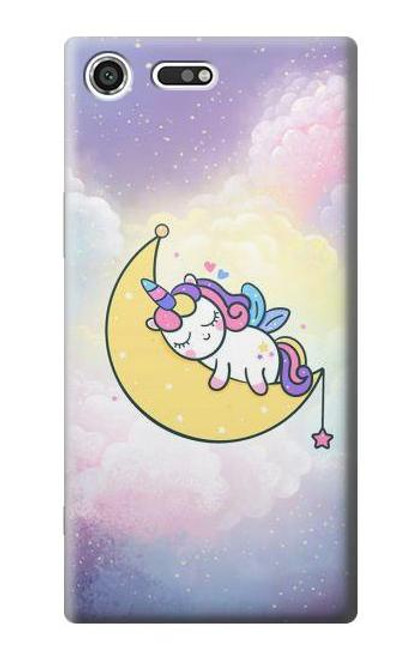 S3485 Cute Unicorn Sleep Case For Sony Xperia XZ Premium