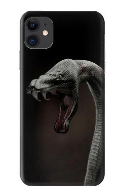 S1597 Black Mamba Snake Case For iPhone 11