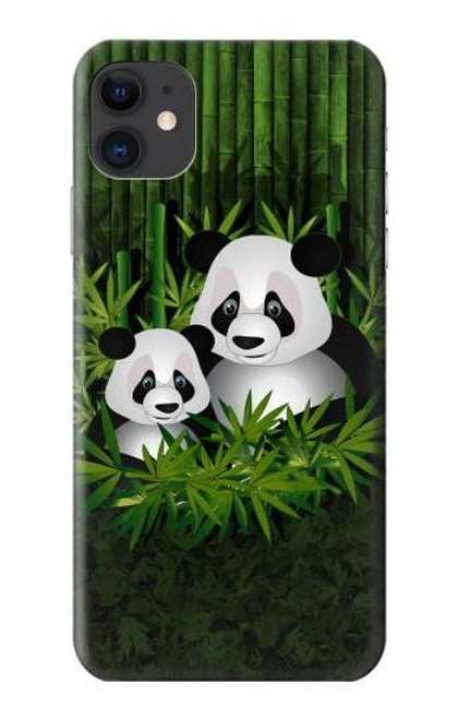 S2441 Panda Family Bamboo Forest Case For iPhone 11