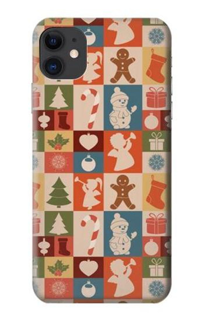 S2854 Cute Xmas Pattern Case For iPhone 11