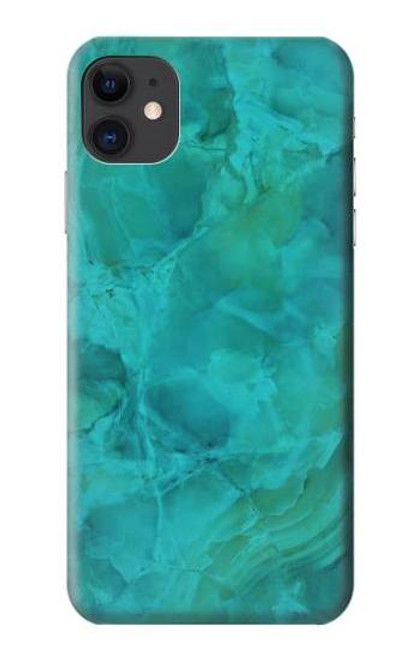S3147 Aqua Marble Stone Case For iPhone 11