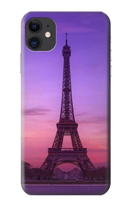 S3447 Eiffel Paris Sunset Case For iPhone 11