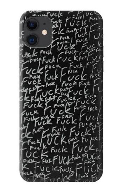 S3478 Funny Words Blackboard Case For iPhone 11