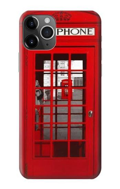 S0058 British Red Telephone Box Case For iPhone 11 Pro