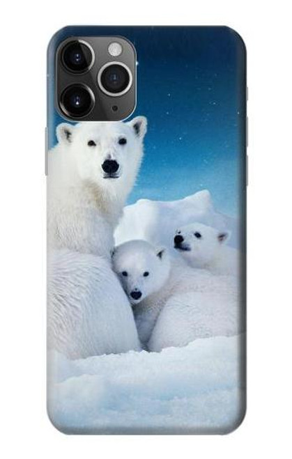 S0285 Polar Bear Family Arctic Case For iPhone 11 Pro