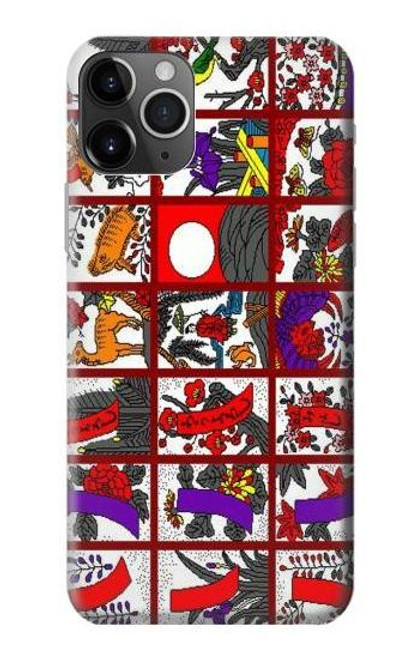 S1923 Hanafuda Japanese Flower Card Case For iPhone 11 Pro