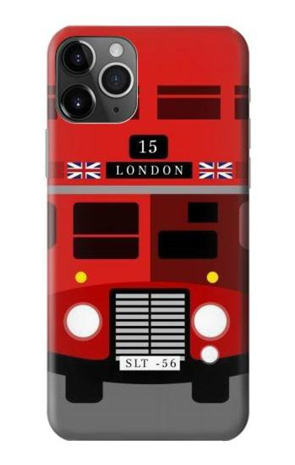 S2058 England British Double Decker Bus Case For iPhone 11 Pro