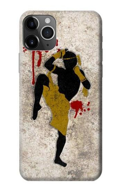 S2635 Muay Thai Kickboxing Fight Blood Case For iPhone 11 Pro