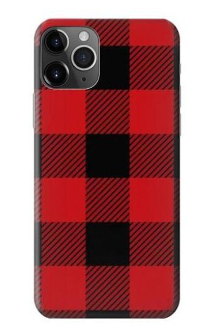 S2931 Red Buffalo Check Pattern Case For iPhone 11 Pro