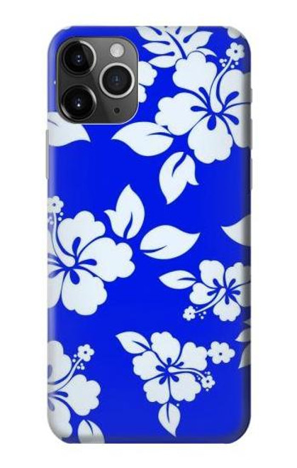 S2244 Hawaiian Hibiscus Blue Pattern Case For iPhone 11 Pro Max