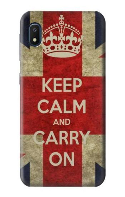 S0674 Keep Calm and Carry On Case For Samsung Galaxy A10e
