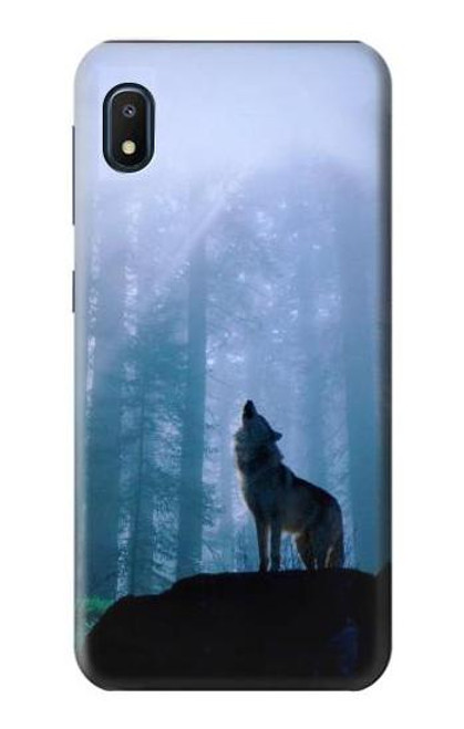 S0935 Wolf Howling in Forest Case For Samsung Galaxy A10e