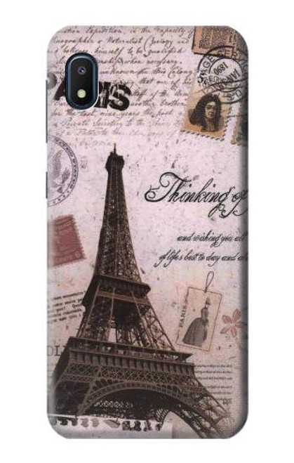 S2211 Paris Postcard Eiffel Tower Case For Samsung Galaxy A10e