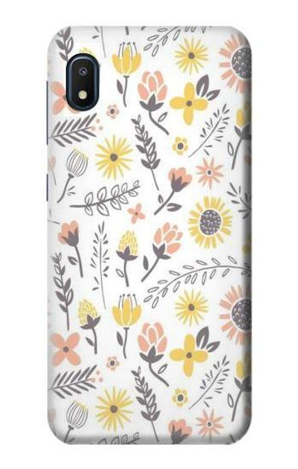 S2354 Pastel Flowers Pattern Case For Samsung Galaxy A10e