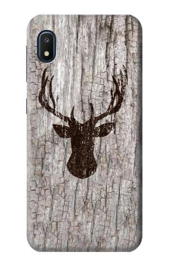 S2505 Reindeer Head Old Wood Texture Graphic Case For Samsung Galaxy A10e