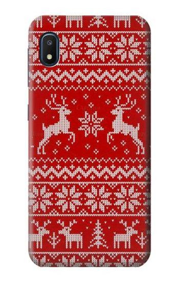 S2835 Christmas Reindeer Knitted Pattern Case For Samsung Galaxy A10e