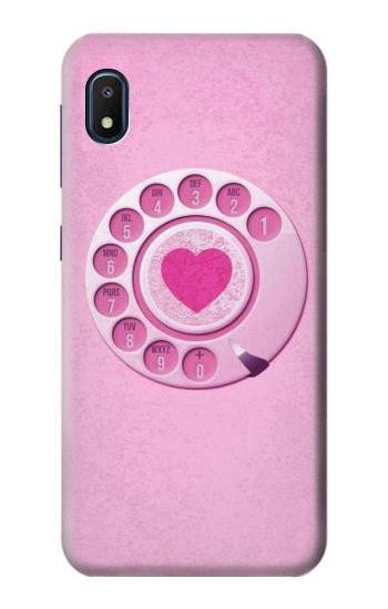 S2847 Pink Retro Rotary Phone Case For Samsung Galaxy A10e