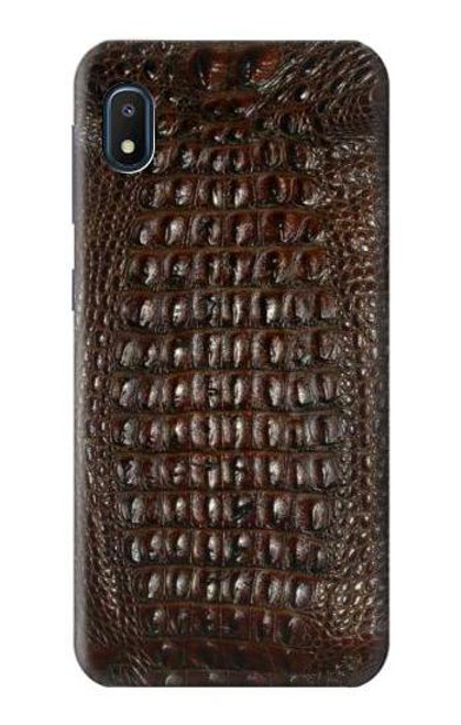 S2850 Brown Skin Alligator Graphic Printed Case For Samsung Galaxy A10e