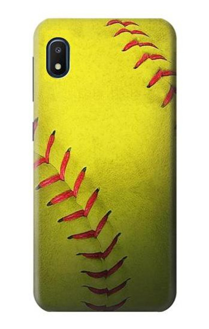 S3031 Yellow Softball Ball Case For Samsung Galaxy A10e