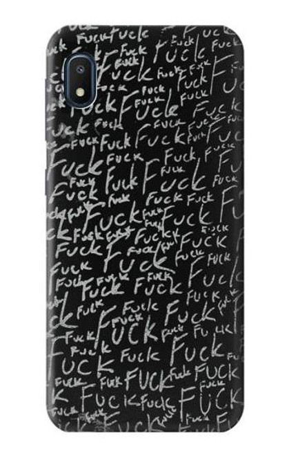 S3478 Funny Words Blackboard Case For Samsung Galaxy A10e