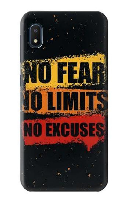 S3492 No Fear Limits Excuses Case For Samsung Galaxy A10e