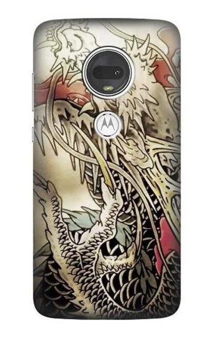 S0122 Yakuza Tattoo Case For Motorola Moto G7, Moto G7 Plus