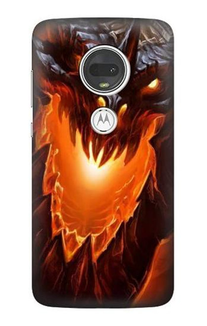 S0414 Fire Dragon Case For Motorola Moto G7, Moto G7 Plus