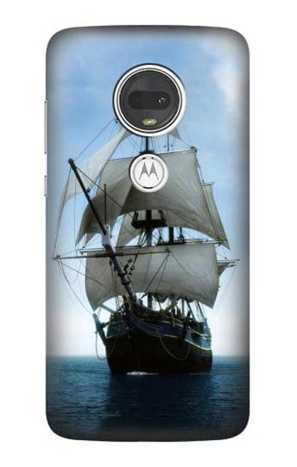 S1096 Sailing Ship in an Ocean Case For Motorola Moto G7, Moto G7 Plus