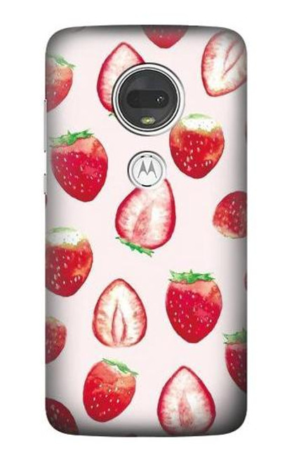 S3481 Strawberry Case For Motorola Moto G7, Moto G7 Plus