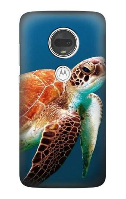 S3497 Green Sea Turtle Case For Motorola Moto G7, Moto G7 Plus