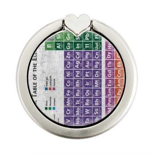 S3383 Periodic Table Graphic Ring Holder and Pop Up Grip S3383 Periodic Table Graphic Ring Holder and Pop Up Grip