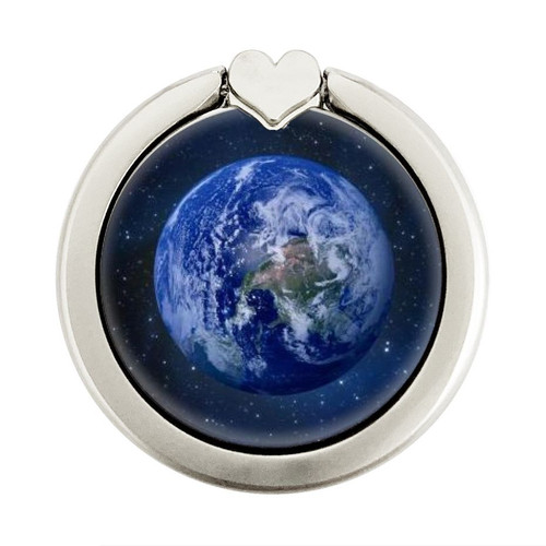 S3430 Blue Planet Graphic Ring Holder and Pop Up Grip