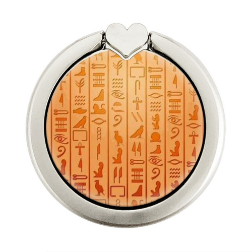 S3440 Egyptian Hieroglyphs Graphic Ring Holder and Pop Up Grip