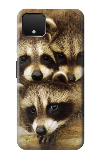 S0977 Baby Raccoons Case For Google Pixel 4