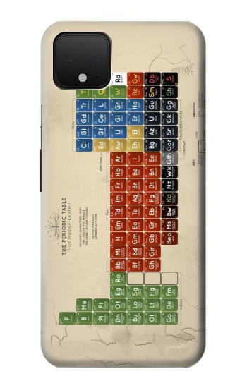 S1695 The Periodic Table of Middle Earth Case For Google Pixel 4