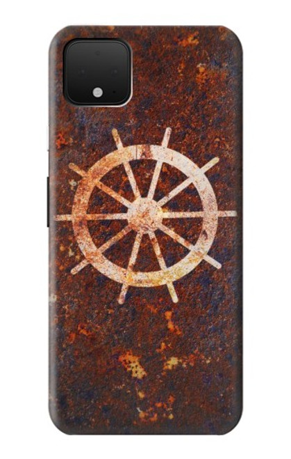 S2766 Ship Wheel Rusty Texture Case For Google Pixel 4