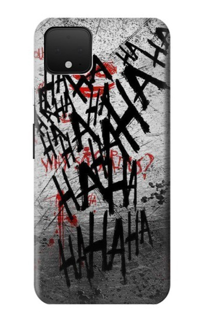 S3073 Joker Hahaha Blood Splash Case For Google Pixel 4