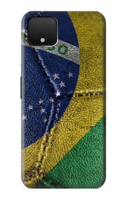 S3297 Brazil Flag Vintage Football Graphic Case For Google Pixel 4