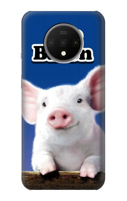 S0608 I Love Bacon Cute Baby Pig Case For OnePlus 7T S0608 I Love Bacon Cute Baby Pig Case For OnePlus 7T