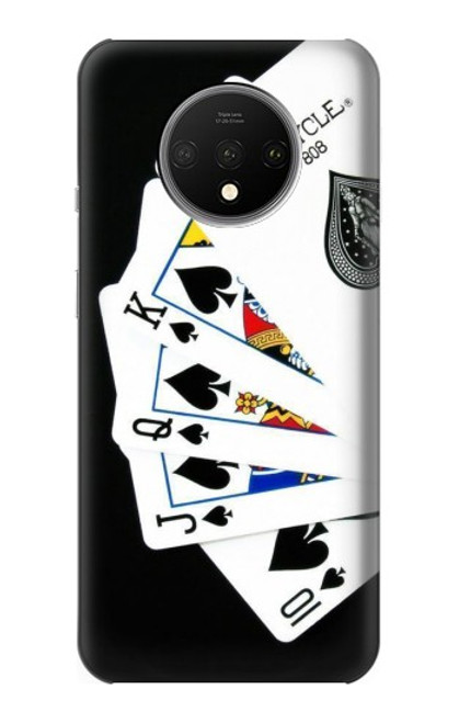 S1078 Poker Royal Straight Flush Case For OnePlus 7T