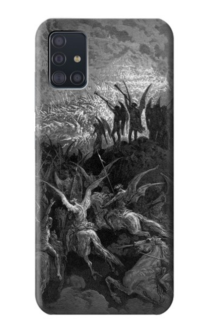 S1026 Gustave Dore Paradise Lost Case For Samsung Galaxy A51