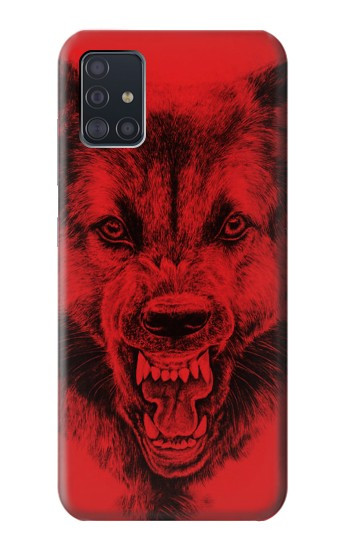 S1090 Red Wolf Case For Samsung Galaxy A51