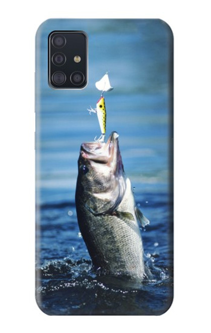 S1594 Bass Fishing Case For Samsung Galaxy A51