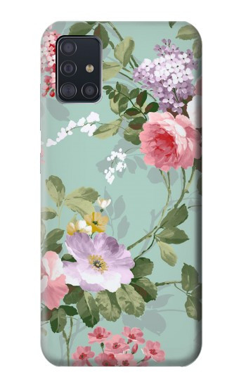 S2178 Flower Floral Art Painting Case For Samsung Galaxy A51