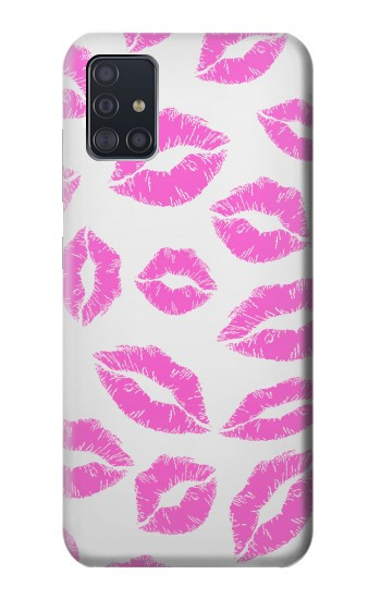 S2214 Pink Lips Kisses Case For Samsung Galaxy A51