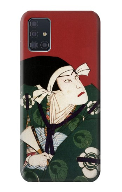 S2498 Japan Art Toyohara Kunichika Case For Samsung Galaxy A51