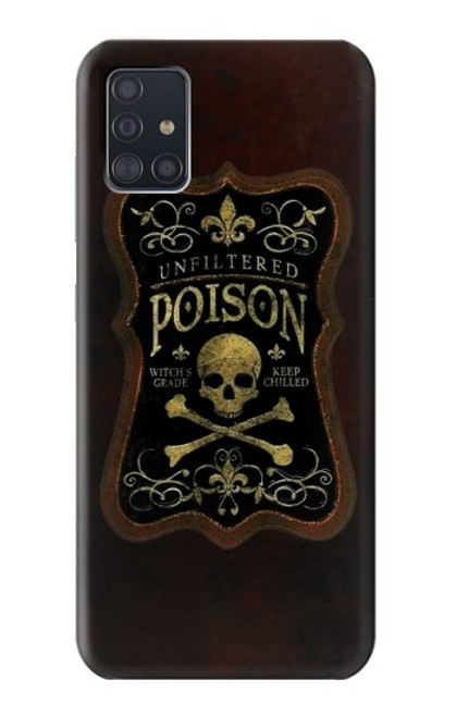 S2649 Unfiltered Poison Vintage Glass Bottle Case For Samsung Galaxy A51