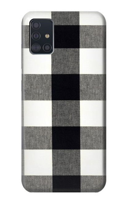 S2842 Black and White Buffalo Check Pattern Case For Samsung Galaxy A51