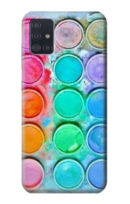 S3235 Watercolor Mixing Case For Samsung Galaxy A51