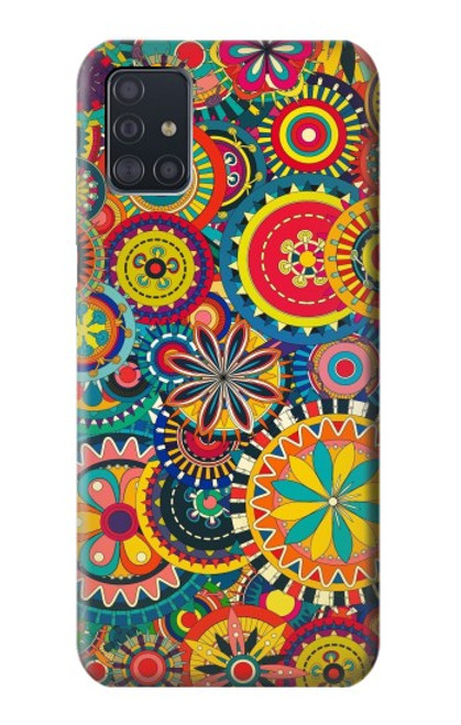 S3272 Colorful Pattern Case For Samsung Galaxy A51